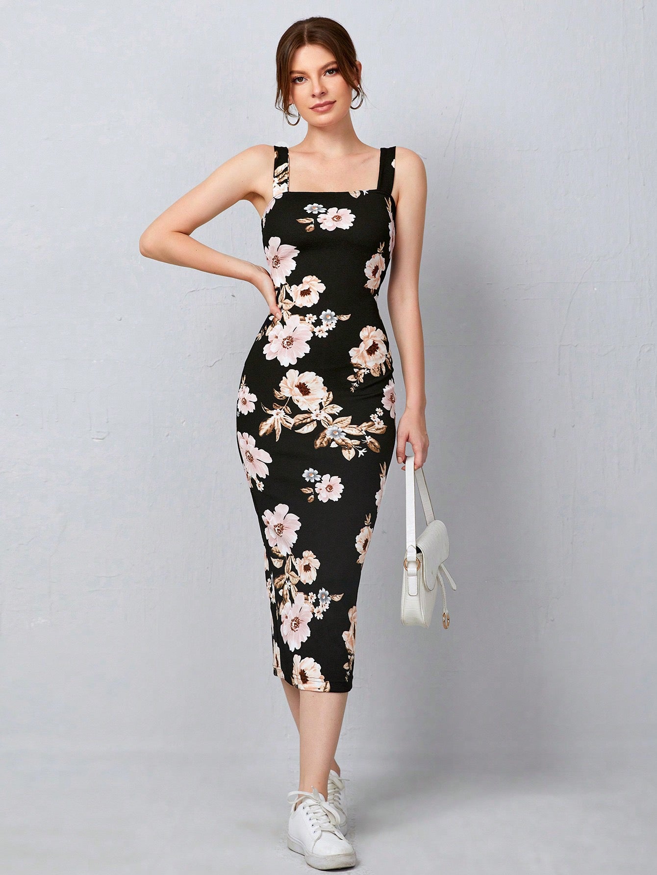 Shein floral dress