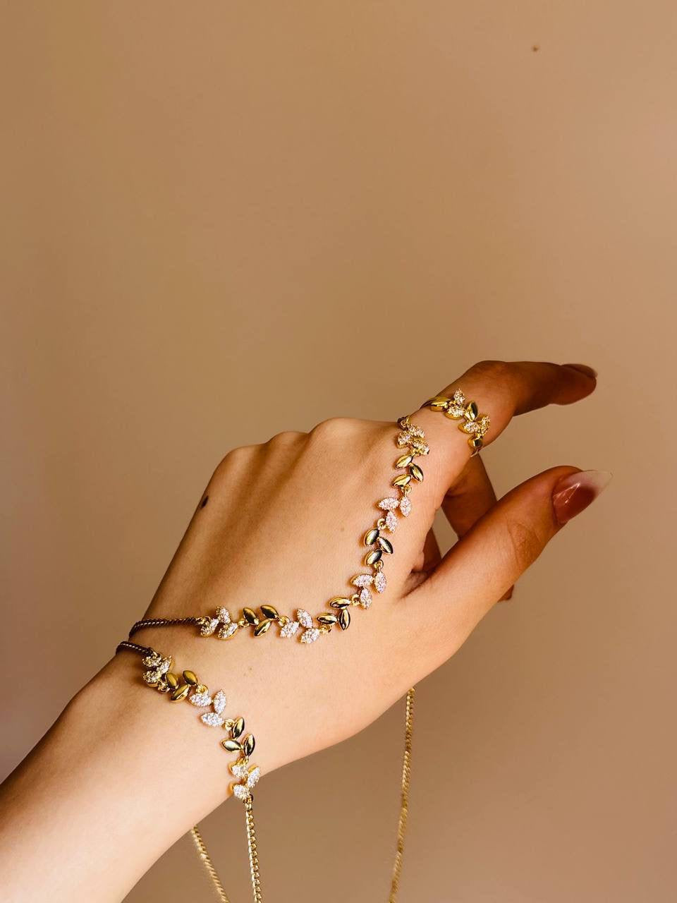 Gold plated set 3 pieces