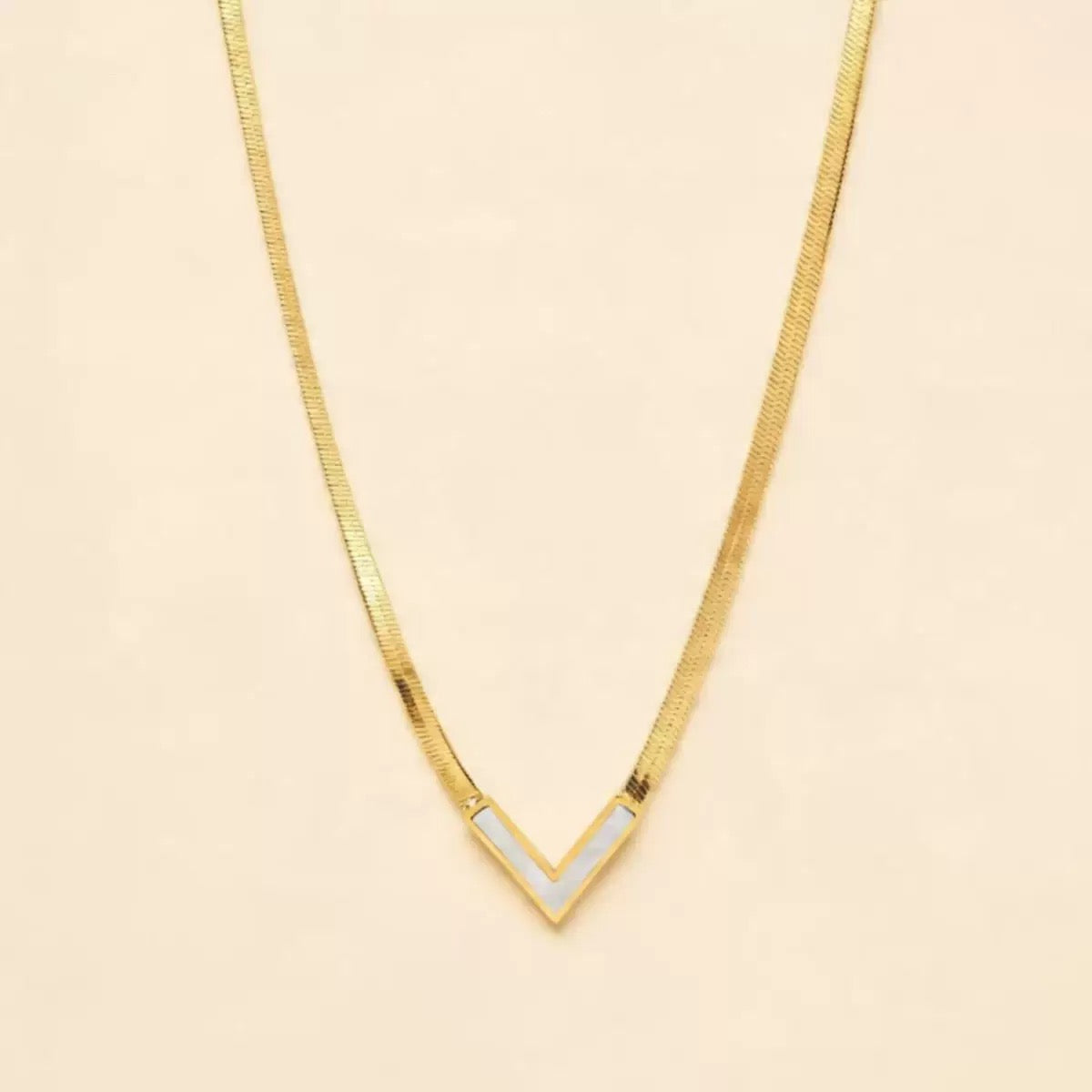 V necklace