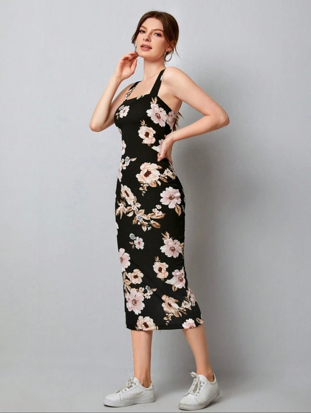 Shein floral dress