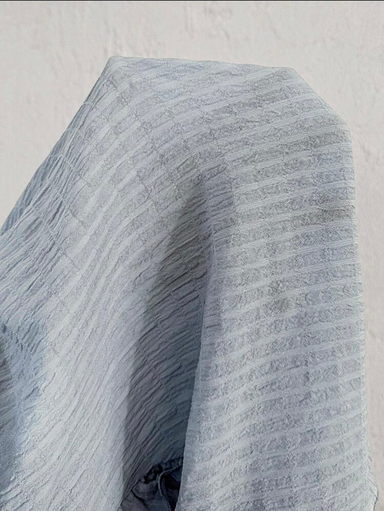 Baby blue raffled pijama