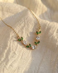 Lotus gold plated necklace