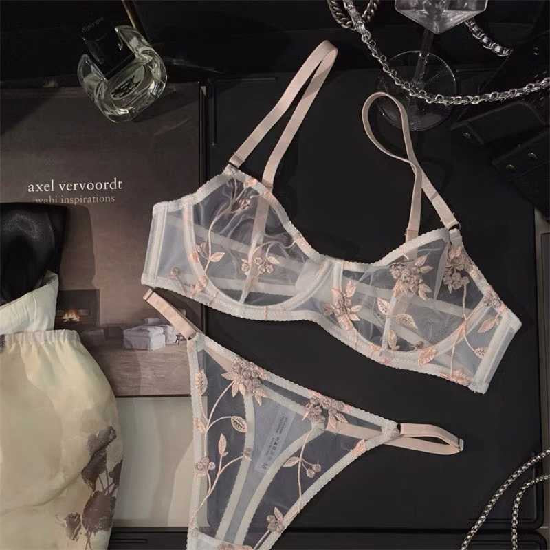 Maya French lace lingerie set