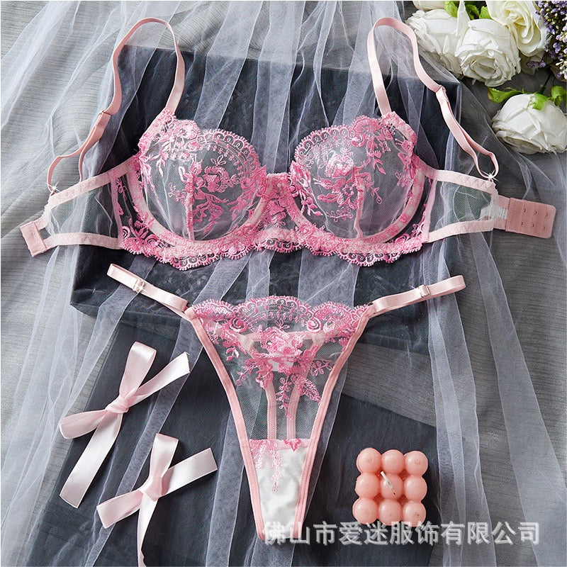 pink lingerie set