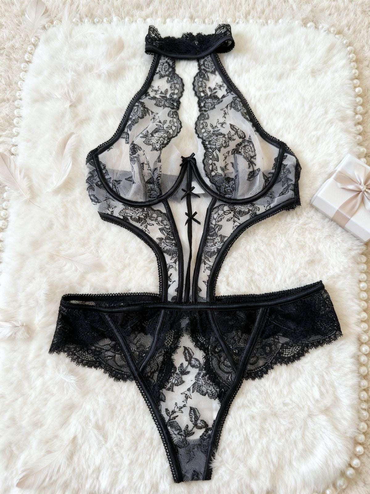 Dnika black bodysuit