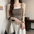 Casual basic camel top