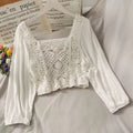 Romantic Crochet Blouse