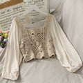 Romantic Crochet Blouse