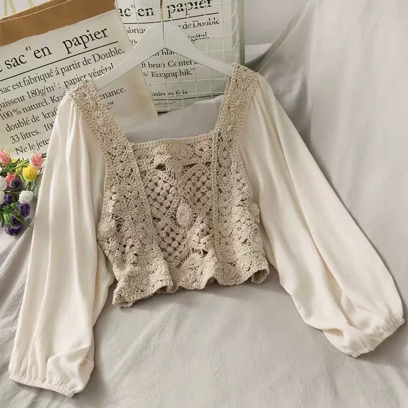 Romantic Crochet Blouse