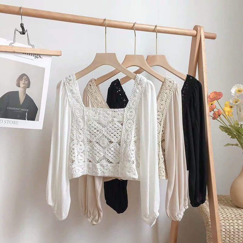 Romantic Crochet Blouse
