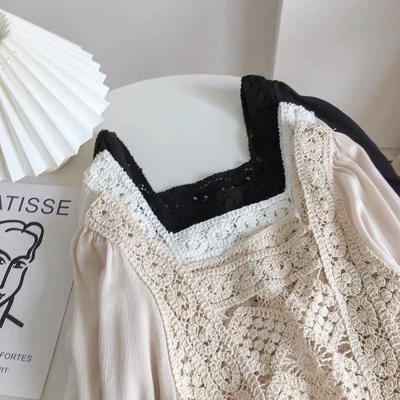 Romantic Crochet Blouse