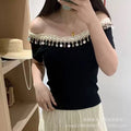 Chic Offshoulder Knit