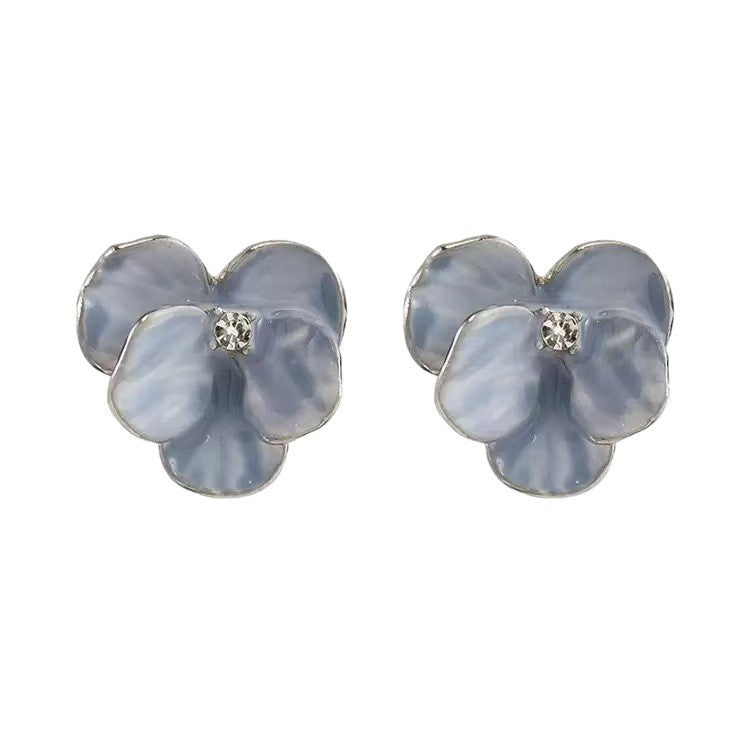 baby blue earrings